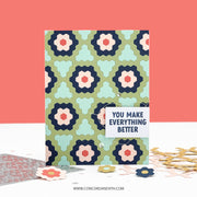 Concord & 9th - Hexie Bloom Inlay Die