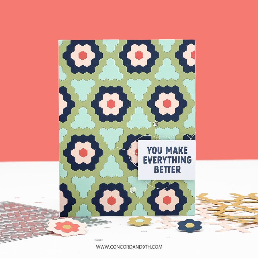 Concord & 9th - Hexie Bloom Inlay Die