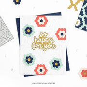 Concord & 9th - Hexie Bloom Inlay Die