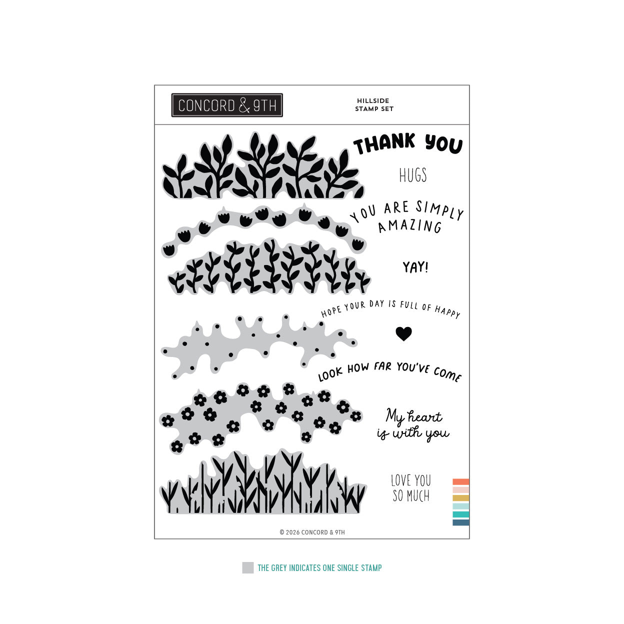 Concord & 9th - Hillside Stamp Set