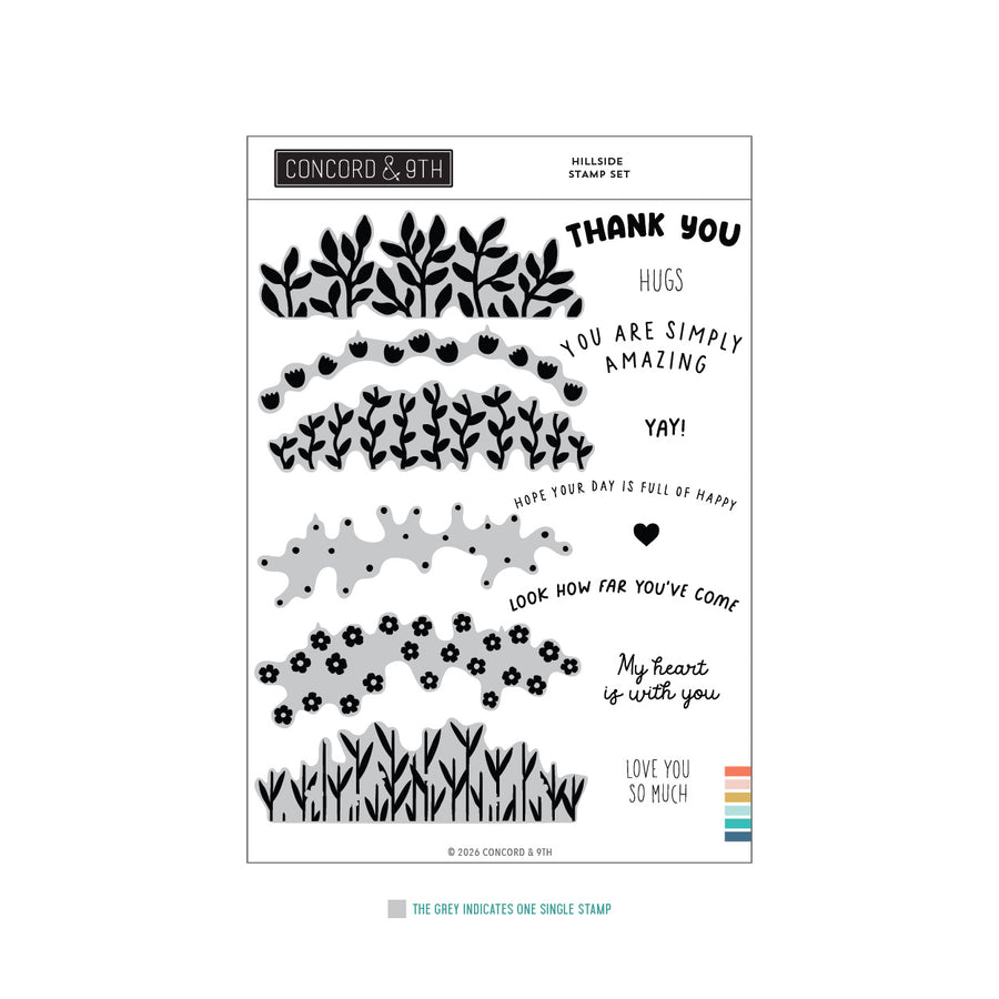 Concord & 9th - Hillside Stamp Set