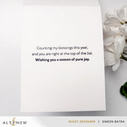 Altenew - Holiday Messages Stamp Set