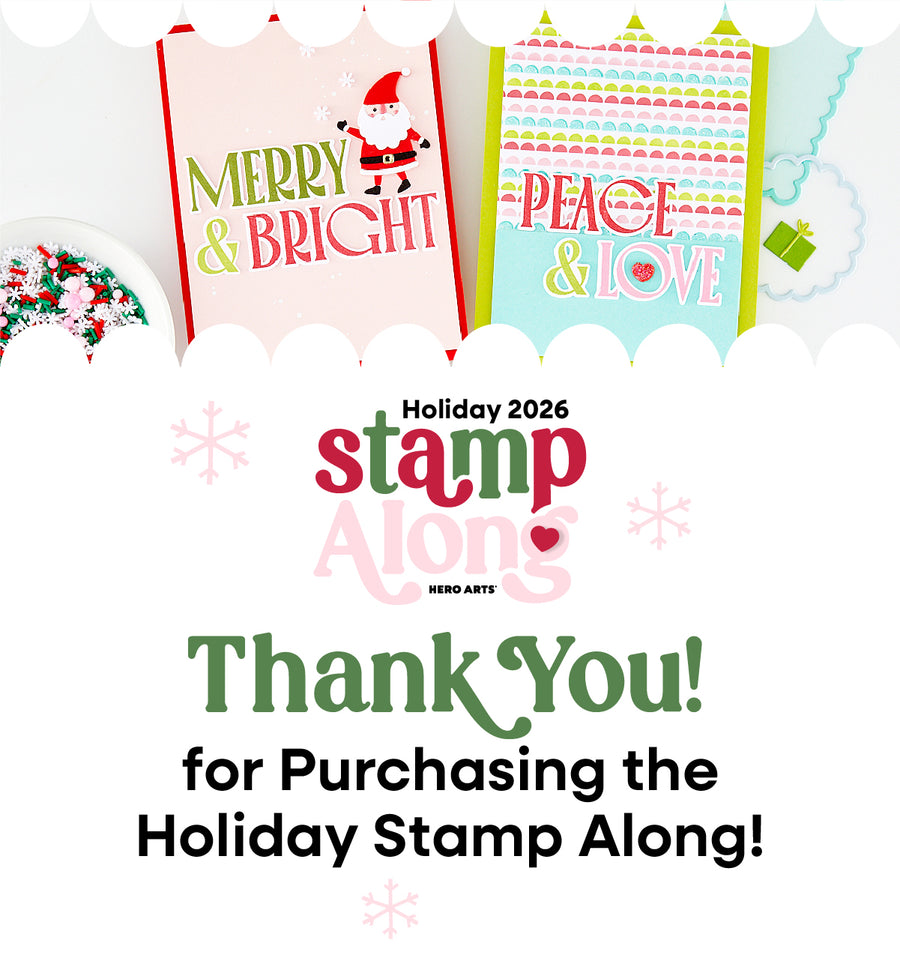 Hero Arts - Holiday Stamp Along October 2026