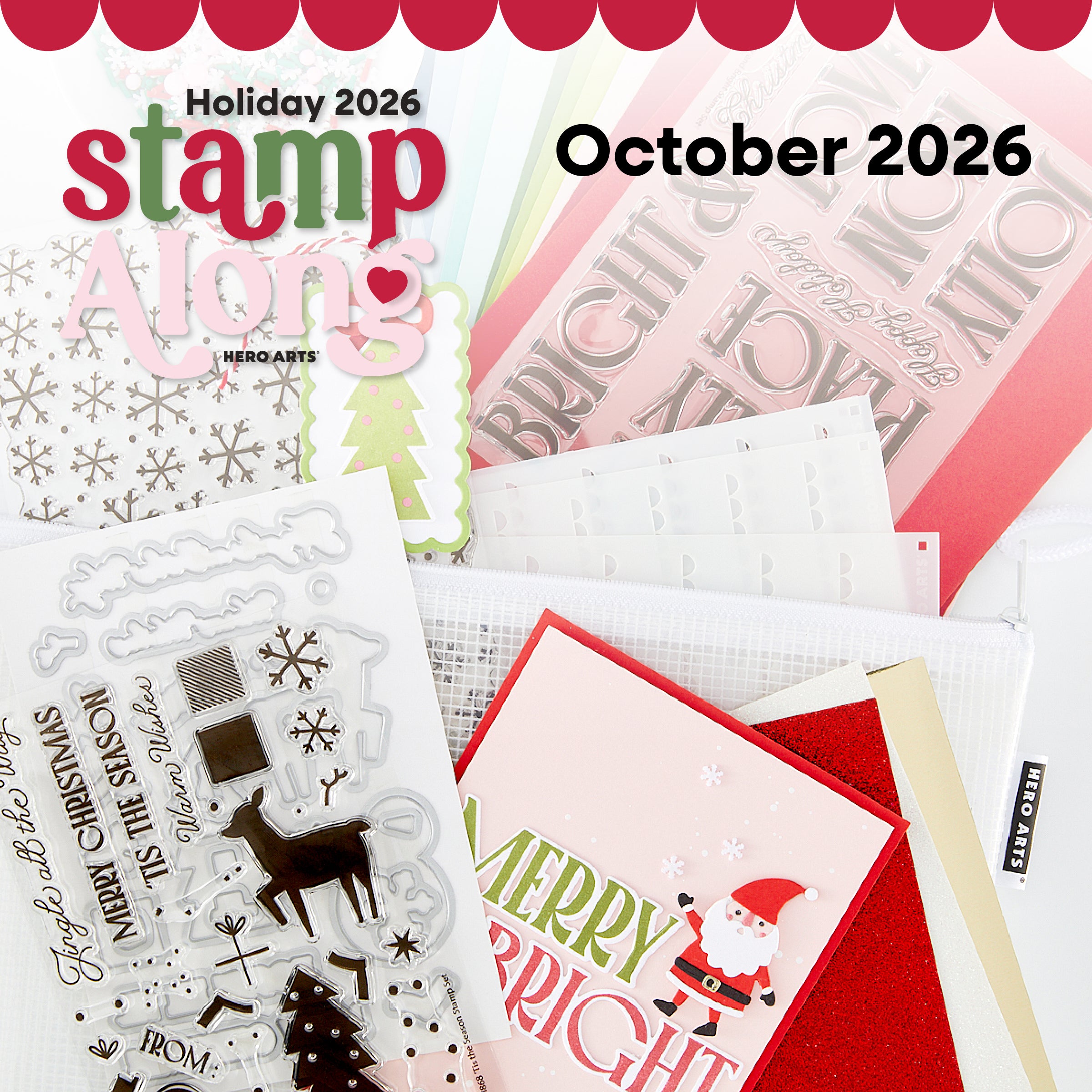 Hero Arts - Holiday Stamp Along October 2026