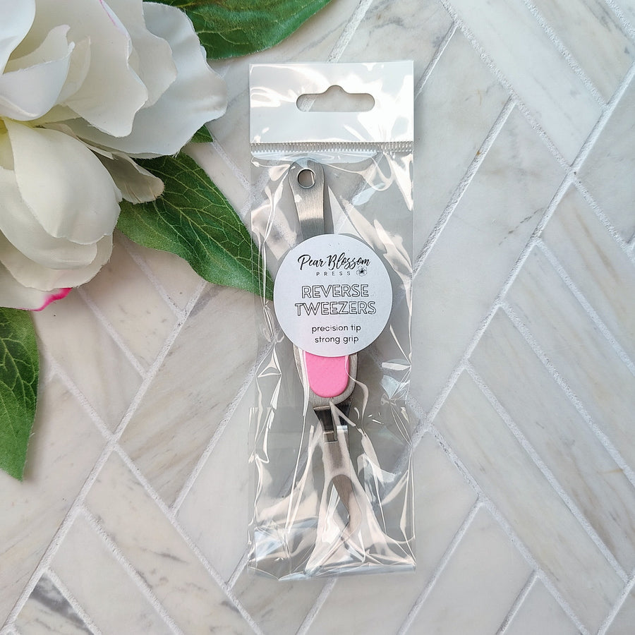 Pear Blossom Press - Reverse locking Tweezers