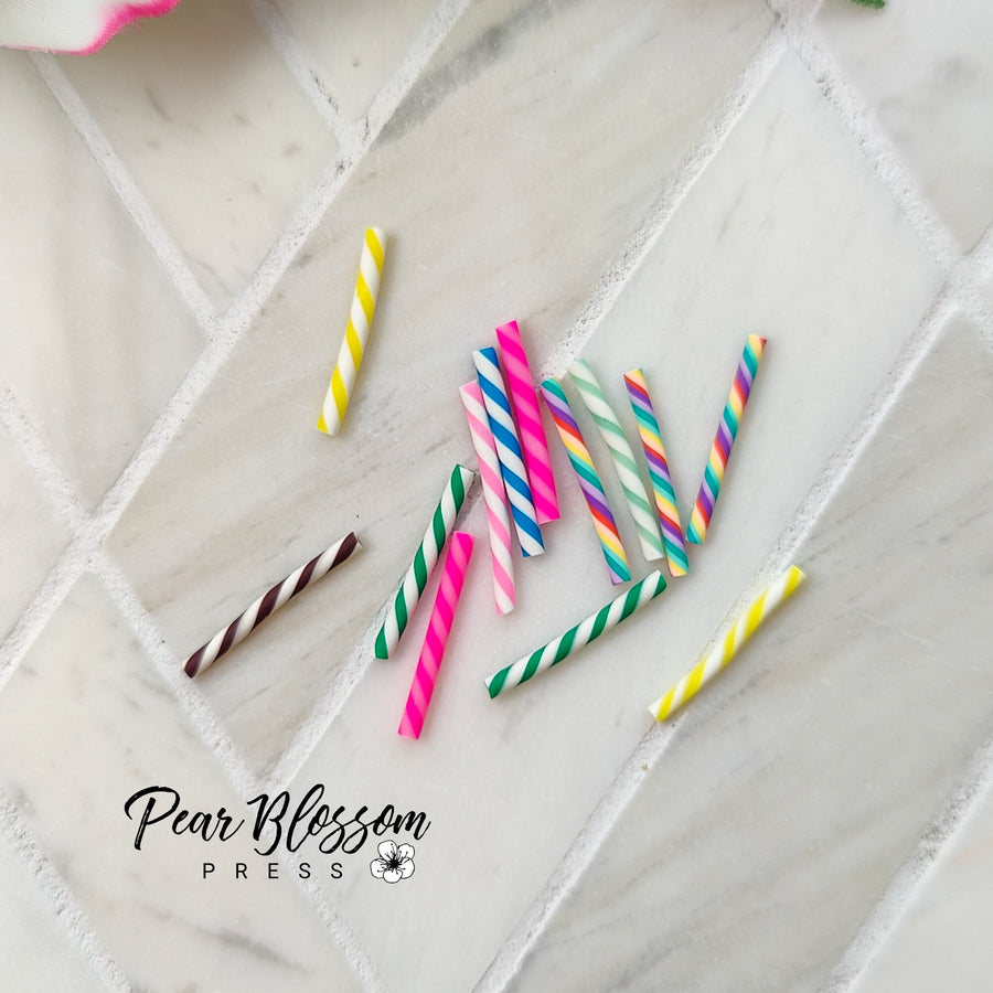 Pear Blossom Press - HAI Clay Candle Sticks (0.8 oz pack - approximately 50 pieces) assorted colors