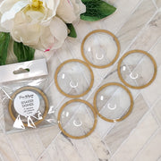 Pear Blossom Press - 2" Shaker Domes, self-adhesive, pack of 5 (coordinates with Halo Lights)