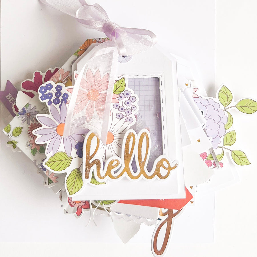 Pinkfresh Studio Shaker Tag Book dies