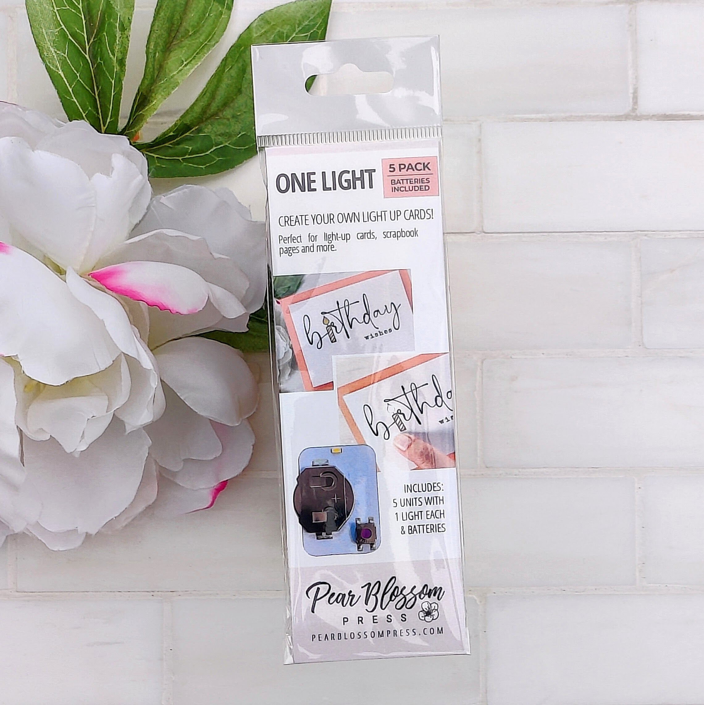 Pear Blossom Press - One Light (5 pack)