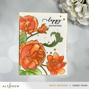Altenew - Flourishing Bouquet Simple Coloring Stencil Set (4 in 1)