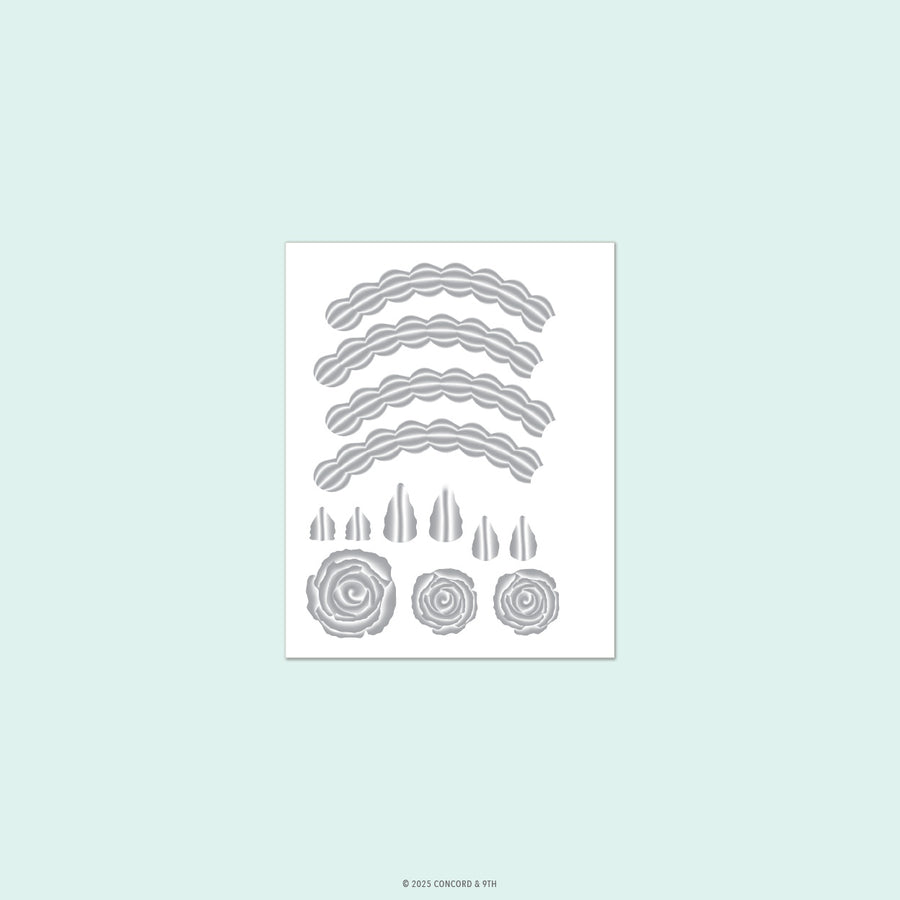 Concord & 9th - Icing on the Cake Embossing Folder