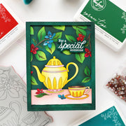 Pinkfresh Studio - Bloom & Brew Cling Stamp