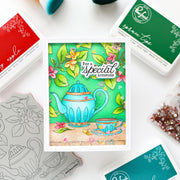 Pinkfresh Studio - Bloom & Brew Cling Stamp