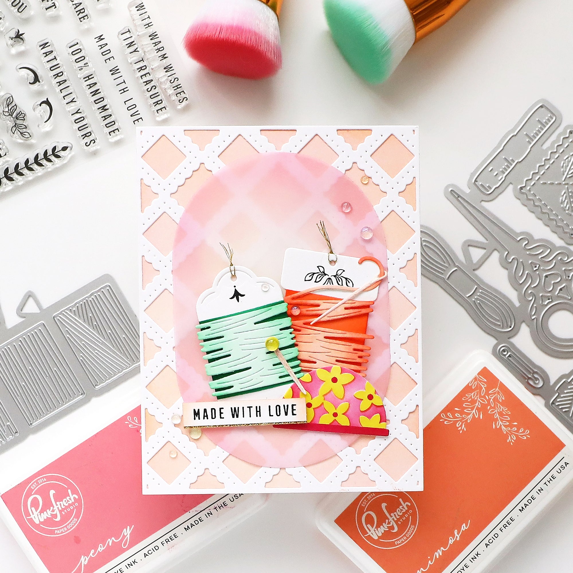 Pinkfresh Studio - The Stitch Edit: Maker's Essentials Stencils