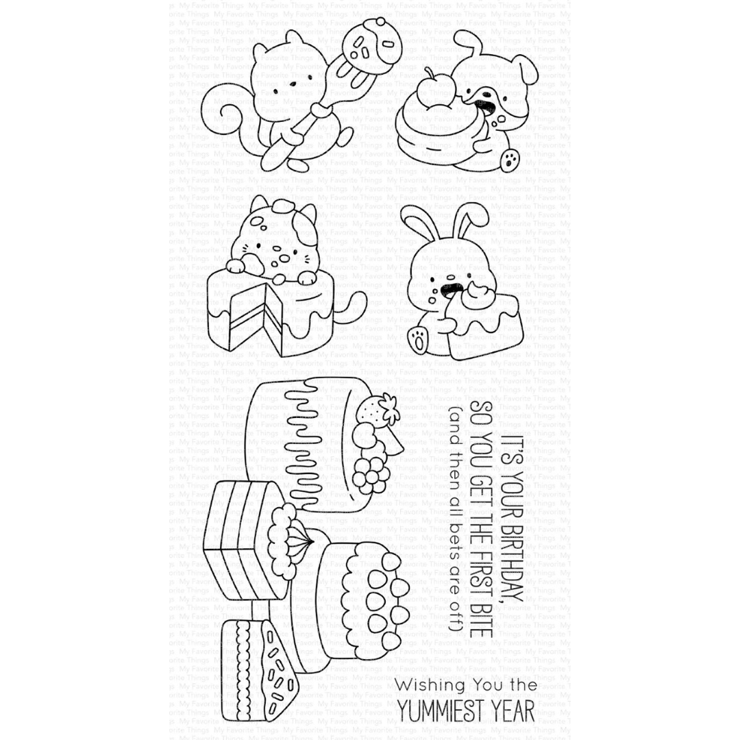 My Favorite Things JB Birthday Bites Stamps
