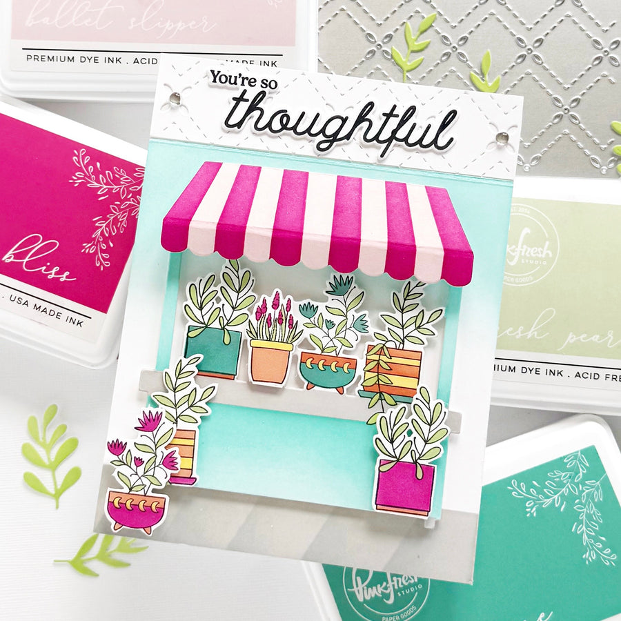 Pinkfresh Studio - Flower Market Stamps