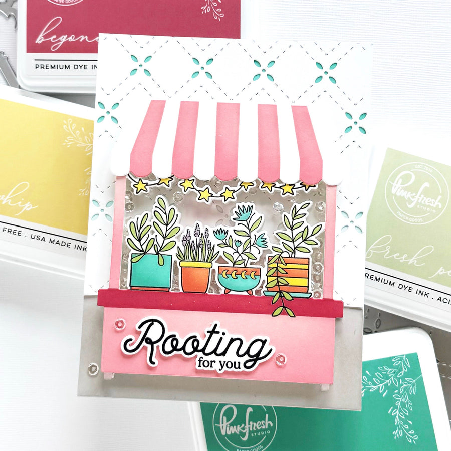 Pinkfresh Studio - Flower Market Stencils