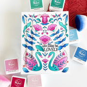 Pinkfresh Studio - Swan Reverie Stencils