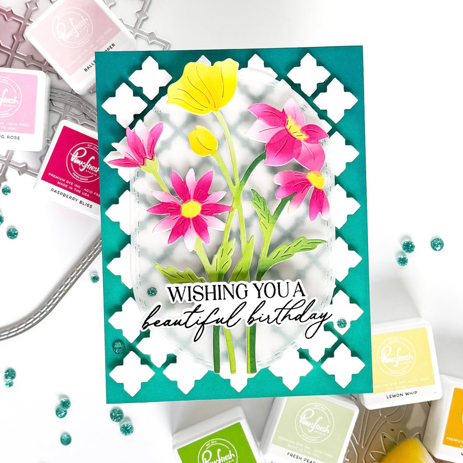 Pinkfresh Studio - Wildflower Elegance Die