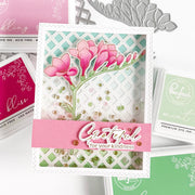 Pinkfresh Studio - Diamond Lattice Coverplate Die