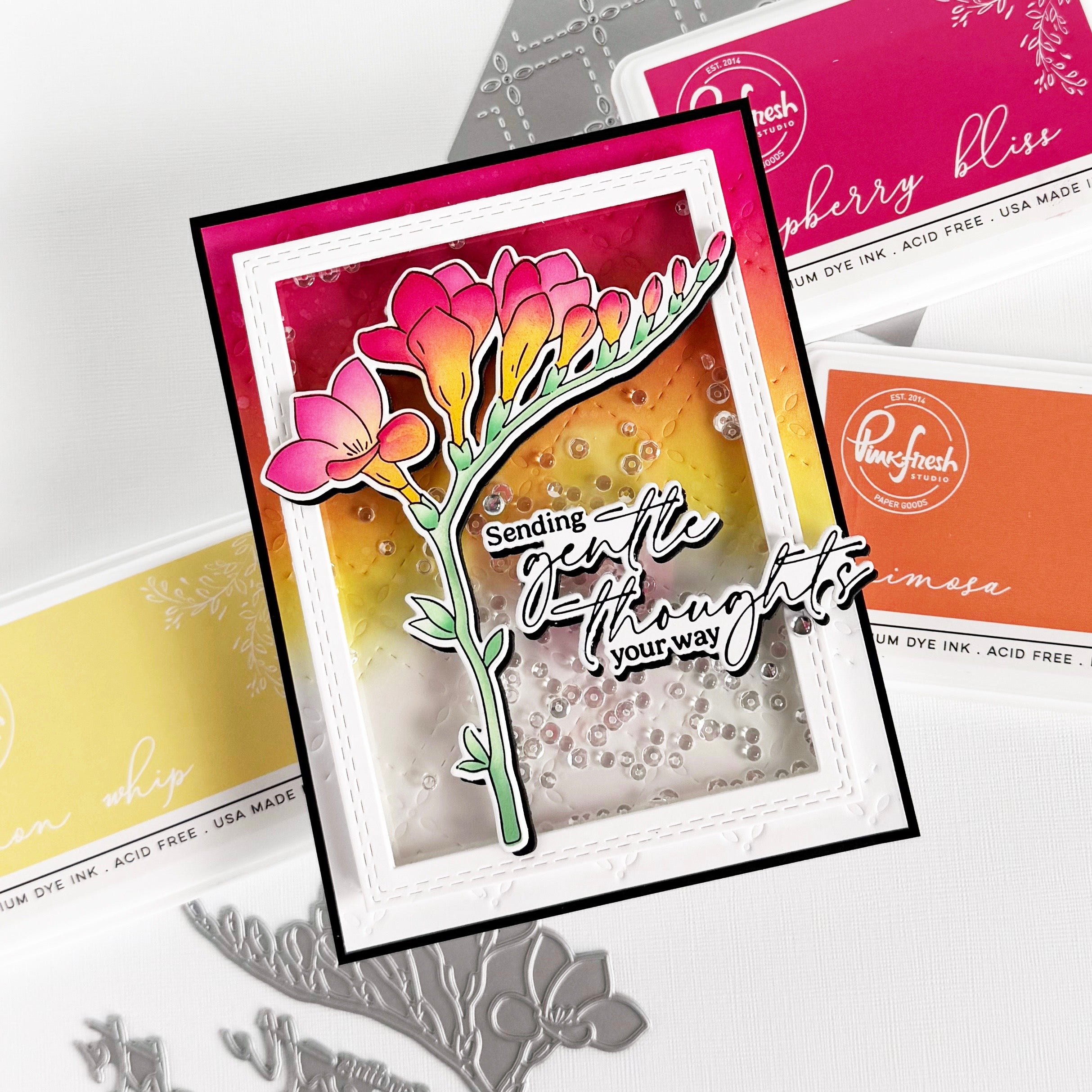 Pinkfresh Studio - Freesia Flourish Dies