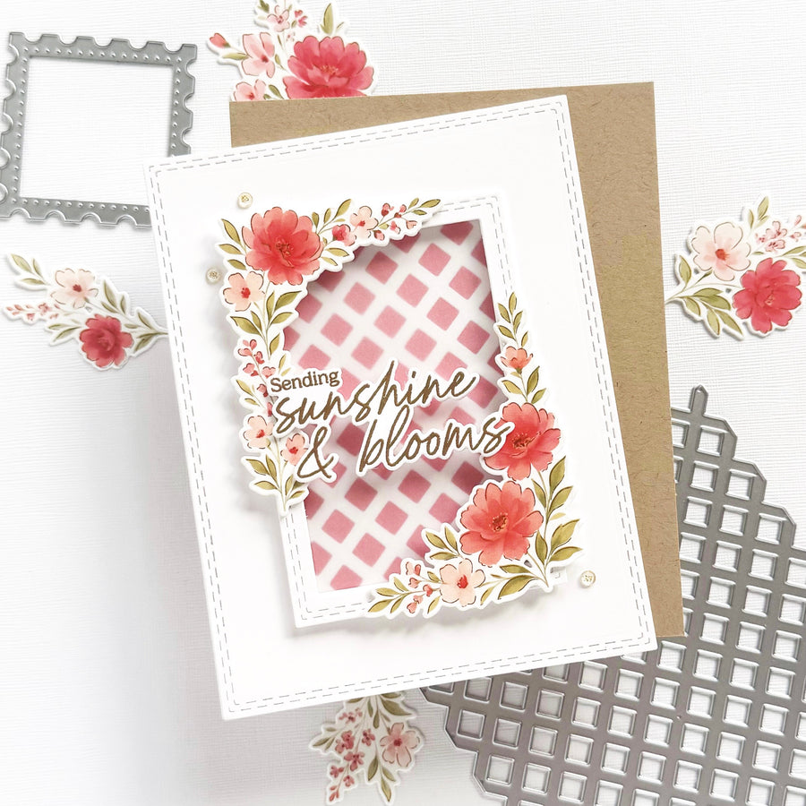 Pinkfresh Studio - Diamond Lattice Coverplate Die