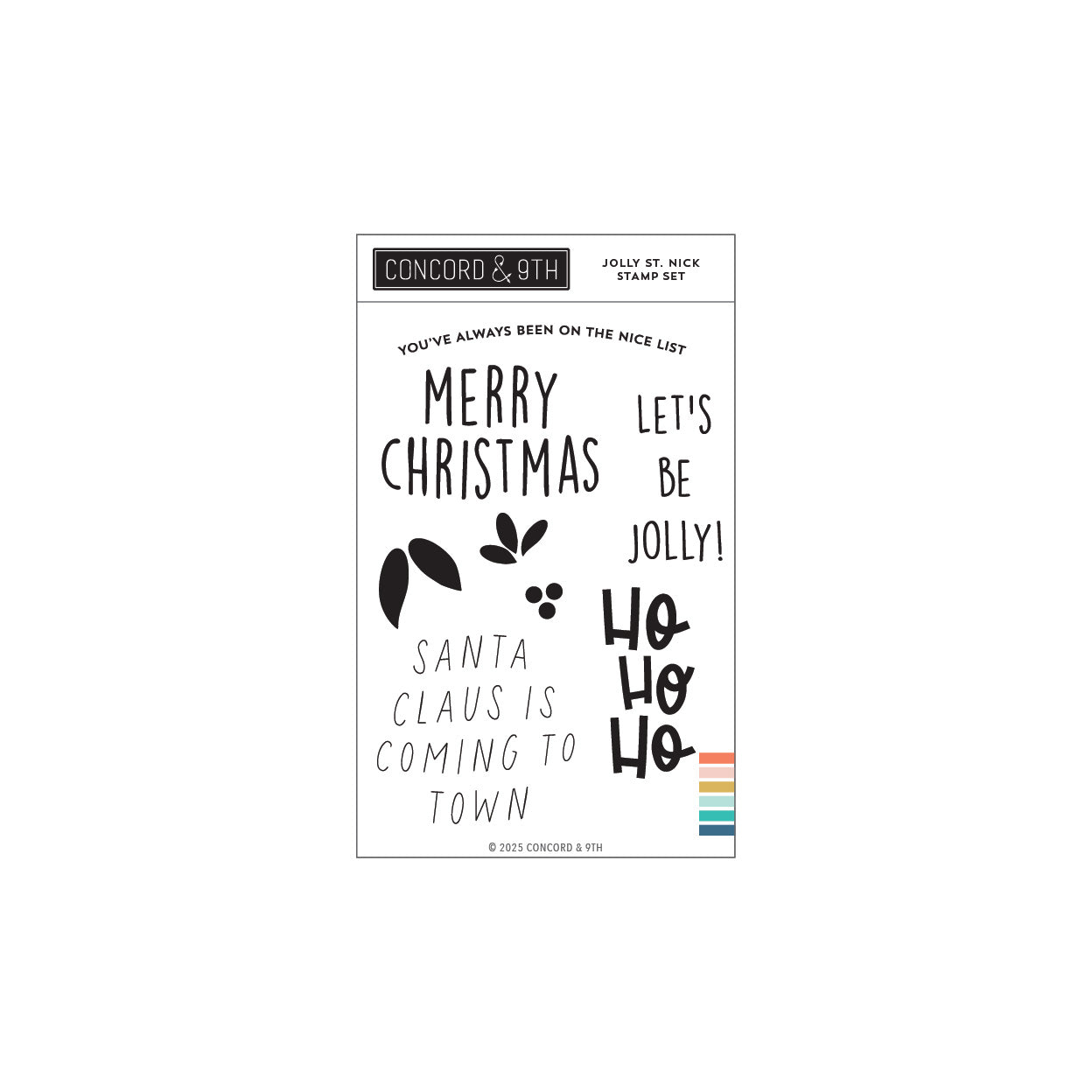 Concord & 9th - Jolly St. Nick Stamp Set