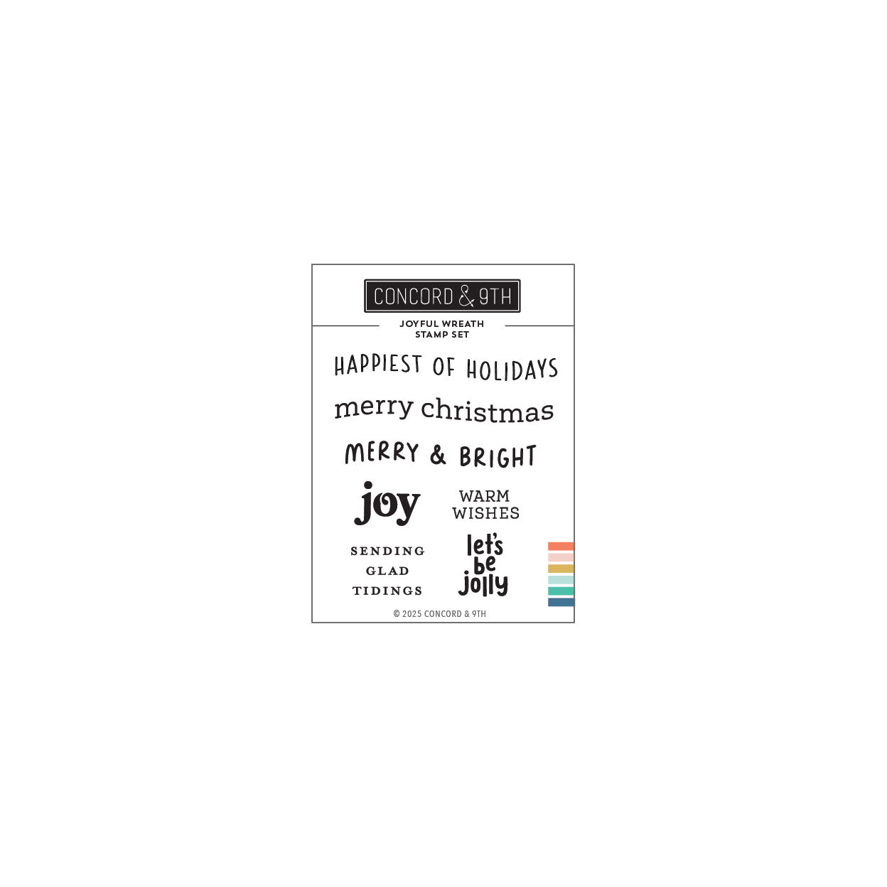 Concord & 9th - Joyful Wreath Stamp Set
