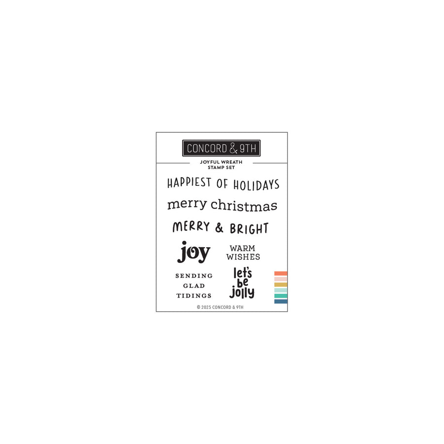 Concord & 9th - Joyful Wreath Stamp Set