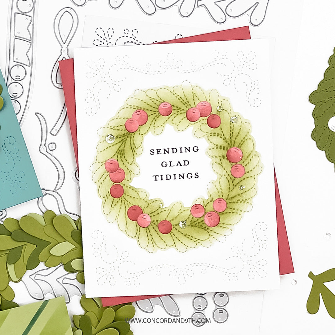 Concord & 9th - Joyful Wreath Stamp Set