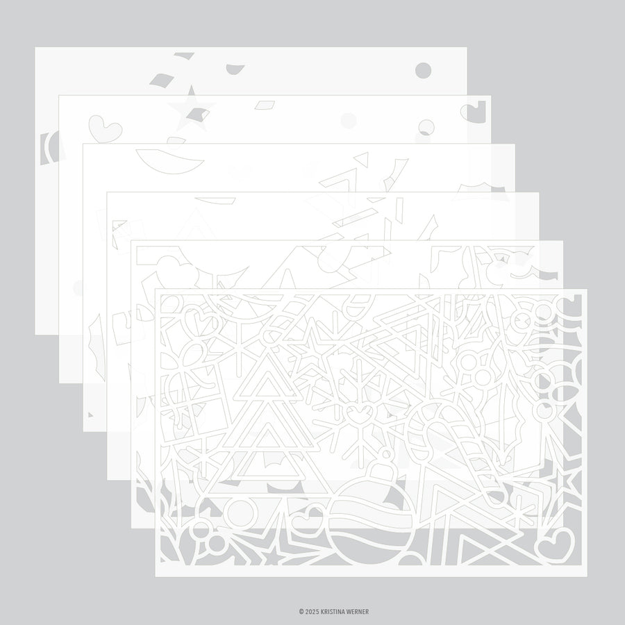 Concord & 9th (Kristina Werner) - Holiday Icons Stencil Pack