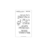 Concord & 9th (Kristina Werner) - Elegant Holiday Greetings Stamp Set