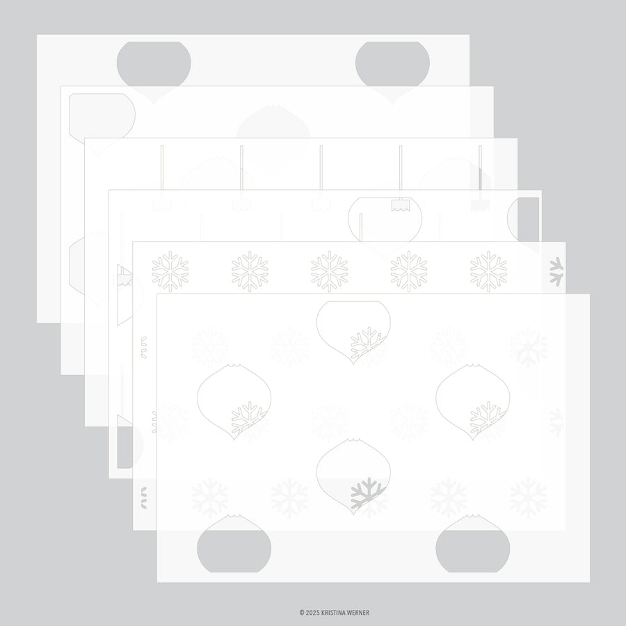 Concord & 9th (Kristina Werner) - Ornaments Stencil Pack
