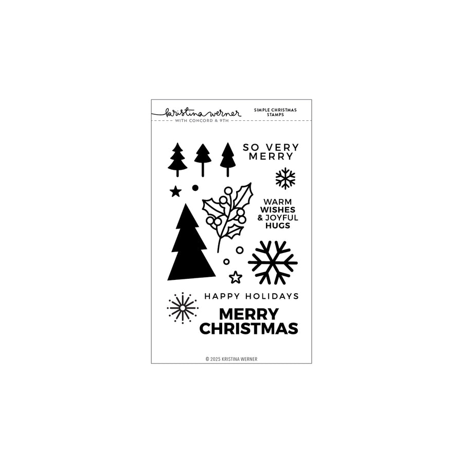 Concord & 9th (Kristina Werner) - Simple Christmas Stamp Set