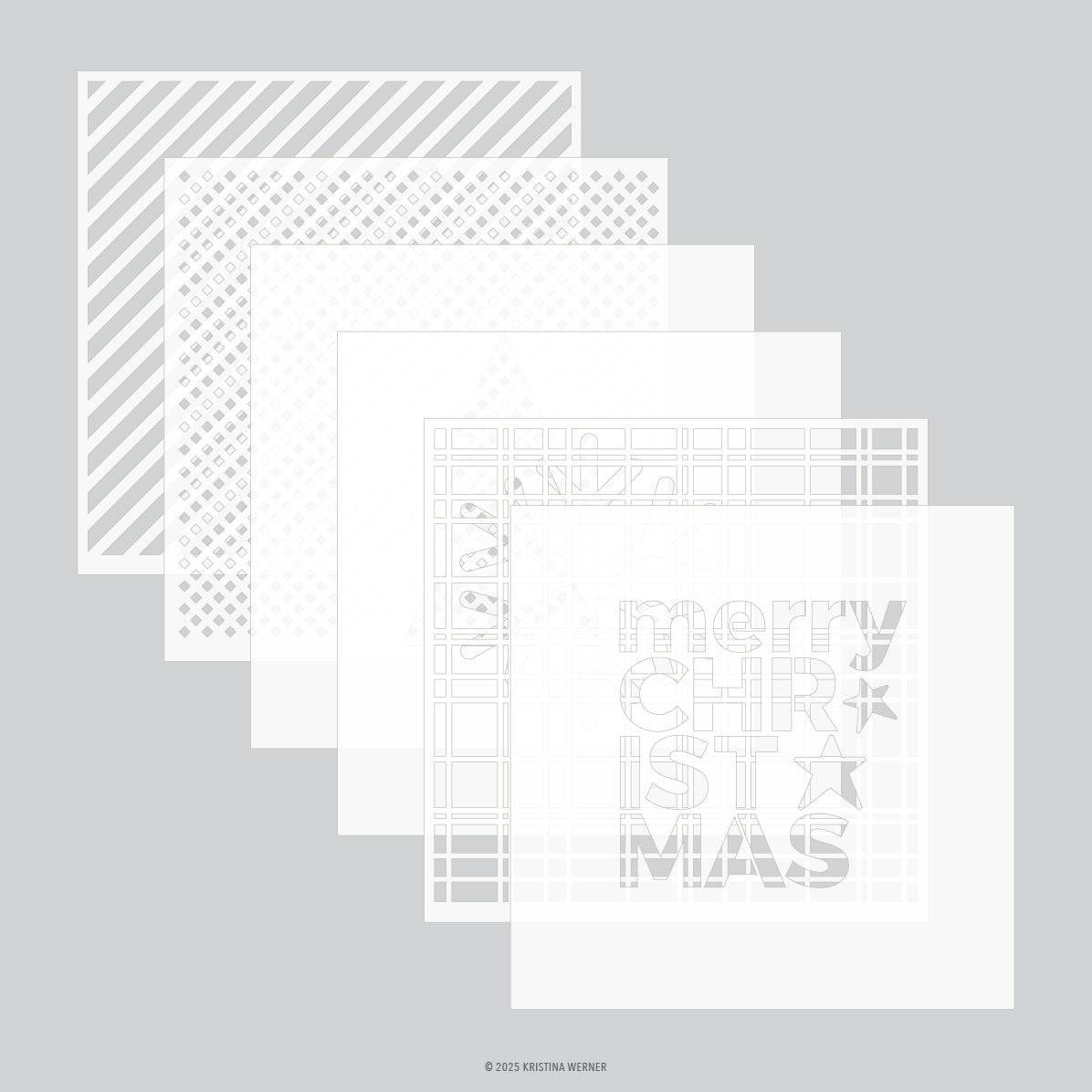 Concord & 9th (Kristina Werner) - Simple Christmas Stencil Pack