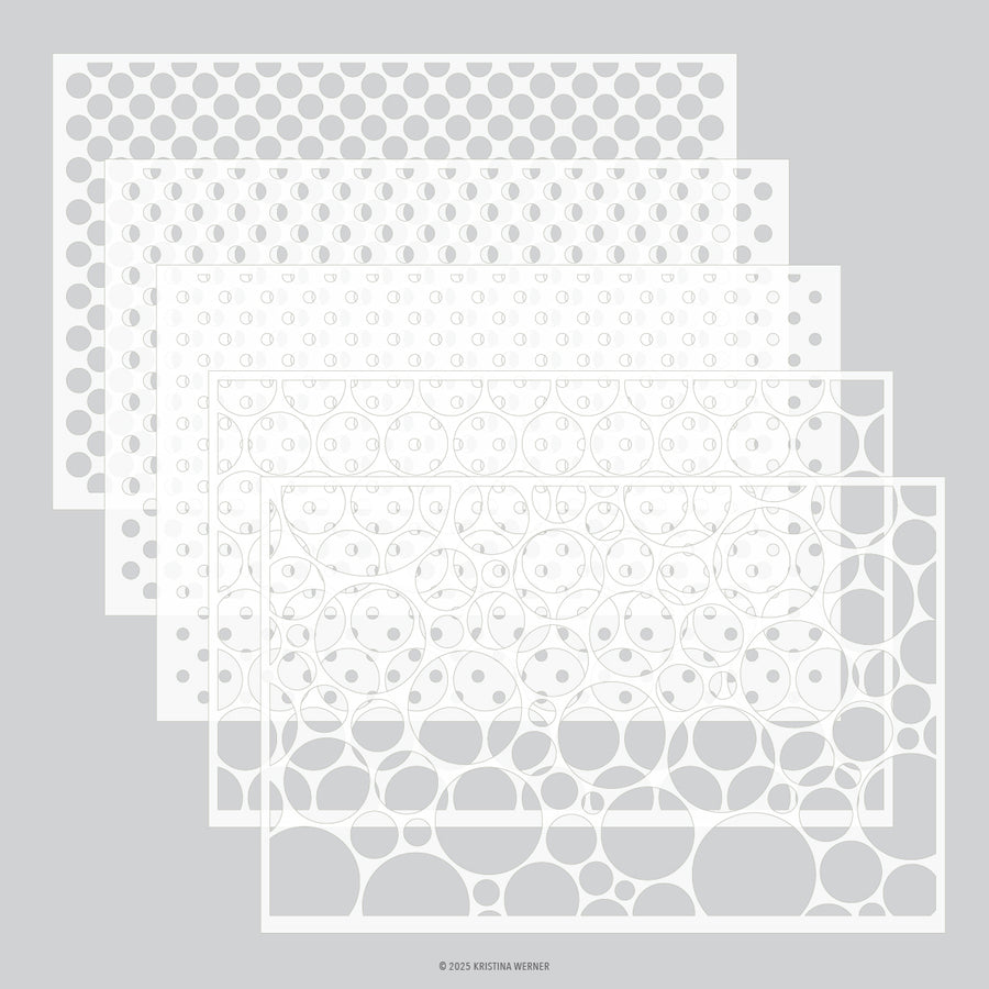 Concord & 9th (Kristina Werner) - Dots on Dots Stencil Pack