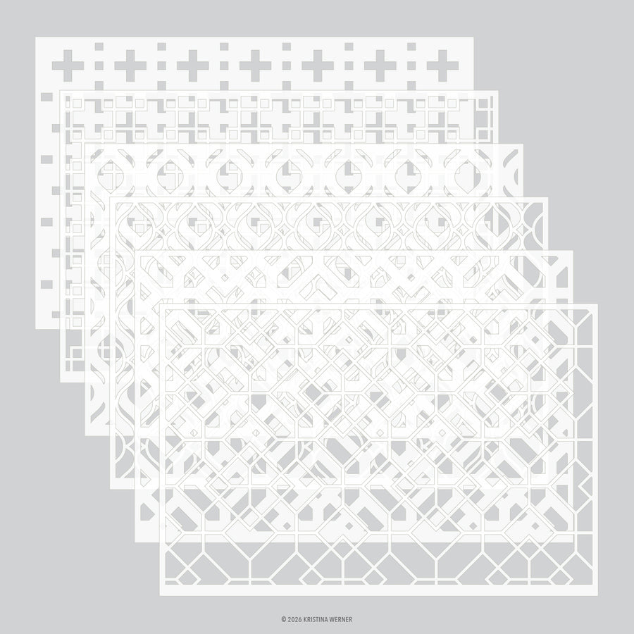 Concord & 9th (Kristina Werner) - Layered Lattice Stencil Pack