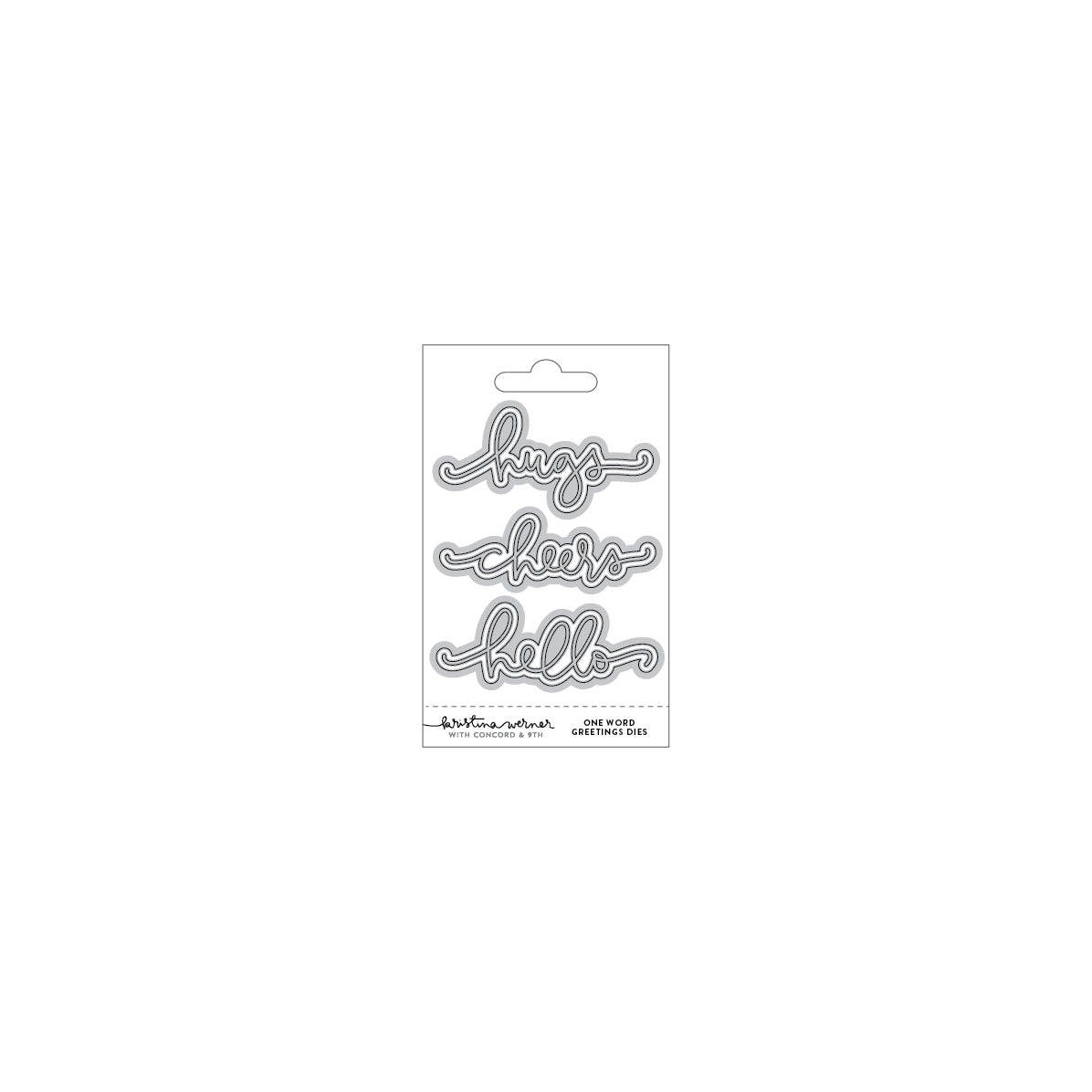 Concord & 9th (Kristina Werner) - One Word Greetings Dies
