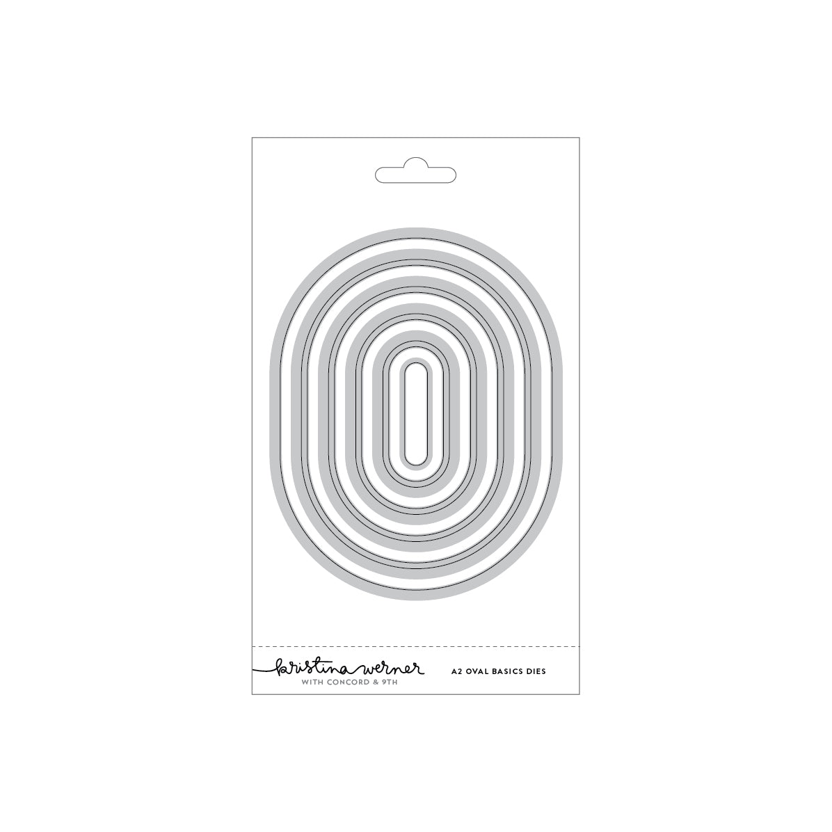 Concord & 9th (Kristina Werner) - A2 Oval Basics Dies