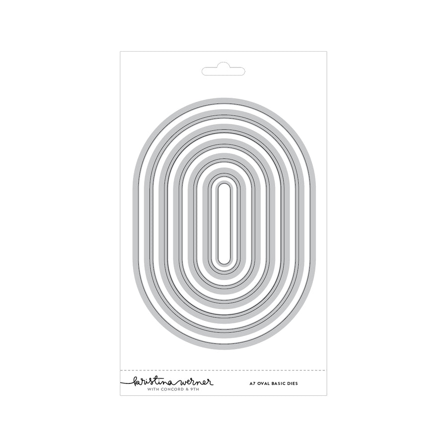 Concord & 9th (Kristina Werner) - A7 Oval Basics Dies