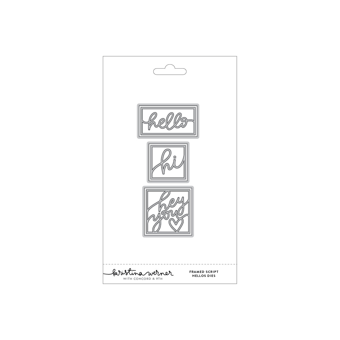 Concord & 9th (Kristina Werner) - Framed Script Hellos Dies