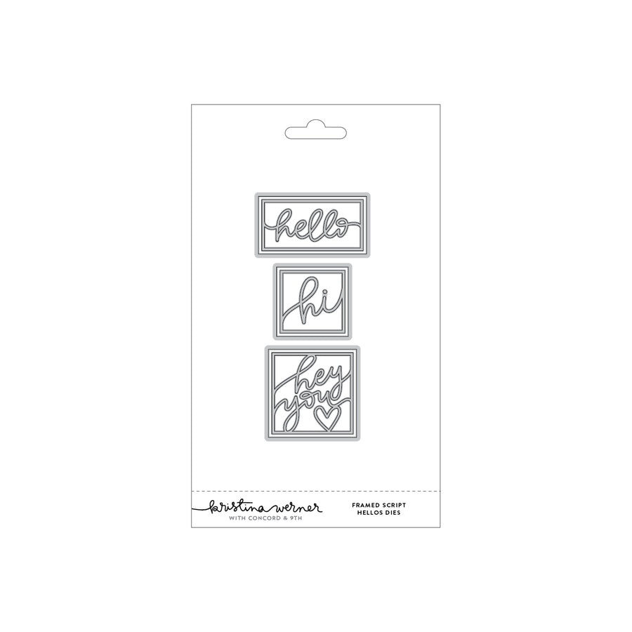 Concord & 9th (Kristina Werner) - Framed Script Hellos Dies