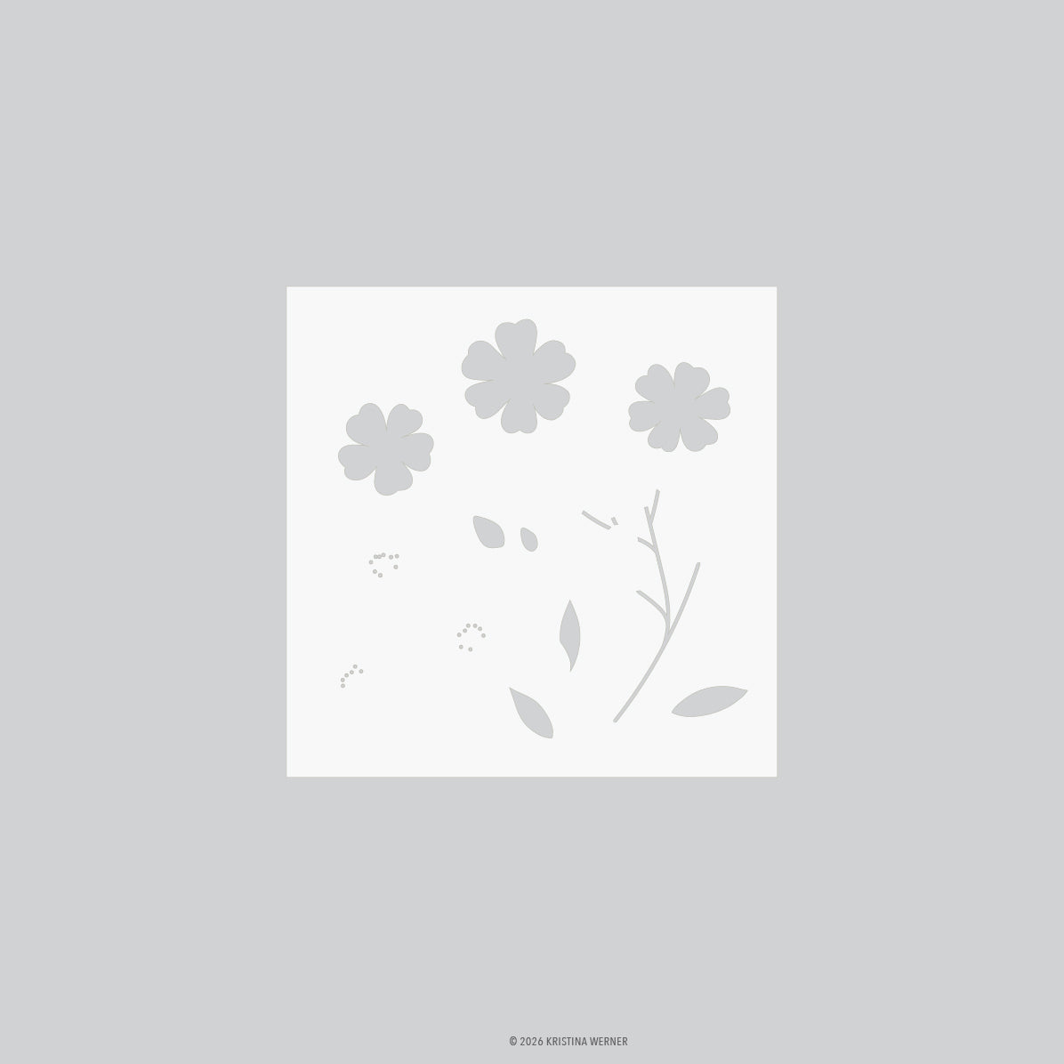Concord & 9th (Kristina Werner) - Spring Stem Stencil