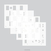 Concord & 9th (Kristina Werner) - Easy Repeat Tiles Stencil Pack