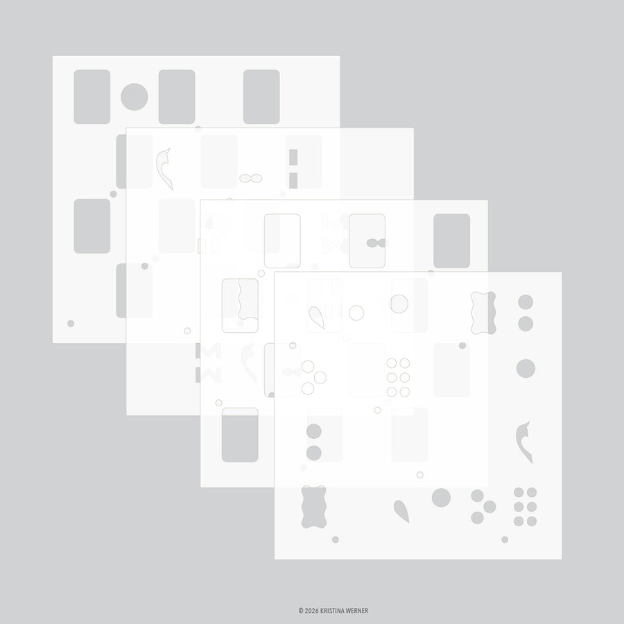 Concord & 9th (Kristina Werner) - Easy Repeat Tiles Stencil Pack