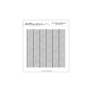 Concord & 9th (Kristina Werner) - Easy Repeat Herringbone Background Stamp
