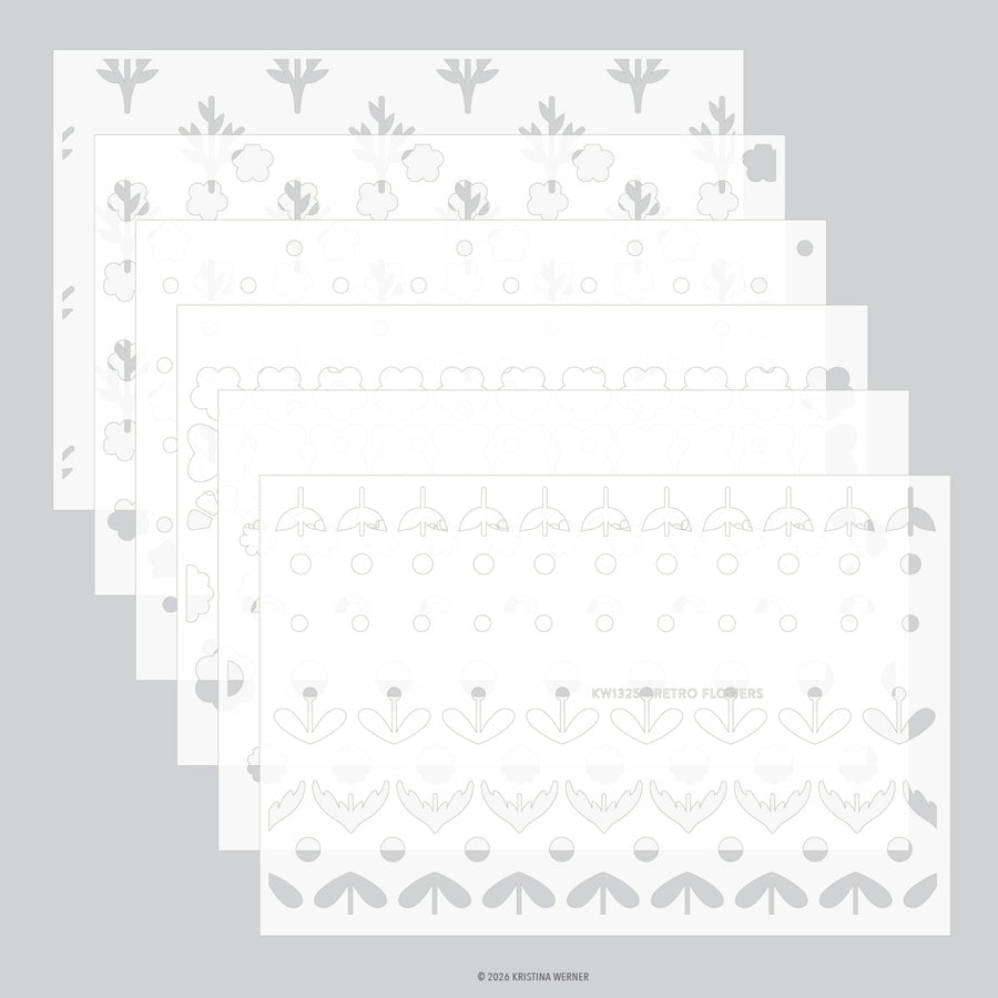 Concord & 9th (Kristina Werner) - Petal Pop Stencil Pack
