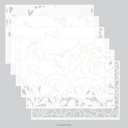 Concord & 9th (Kristina Werner) - Retro Flowers Stencil Pack