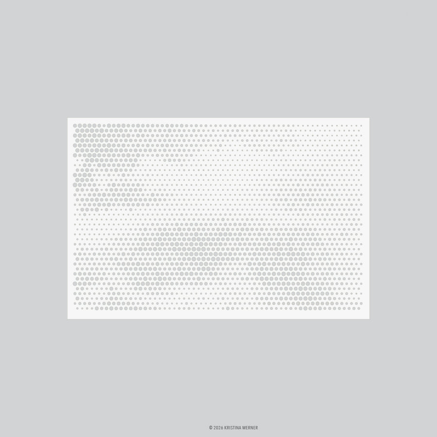 Concord & 9th (Kristina Werner) - Halftone Texture Stencil Pack