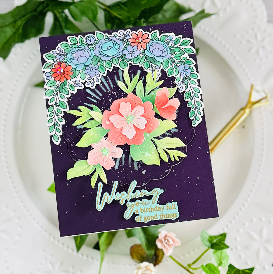 Pinkfresh Studio - Celebrate in Blooms Stamps